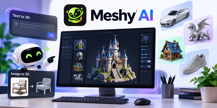 Meshy AI Explore Guide to AI 3D Modeling and Creative Design